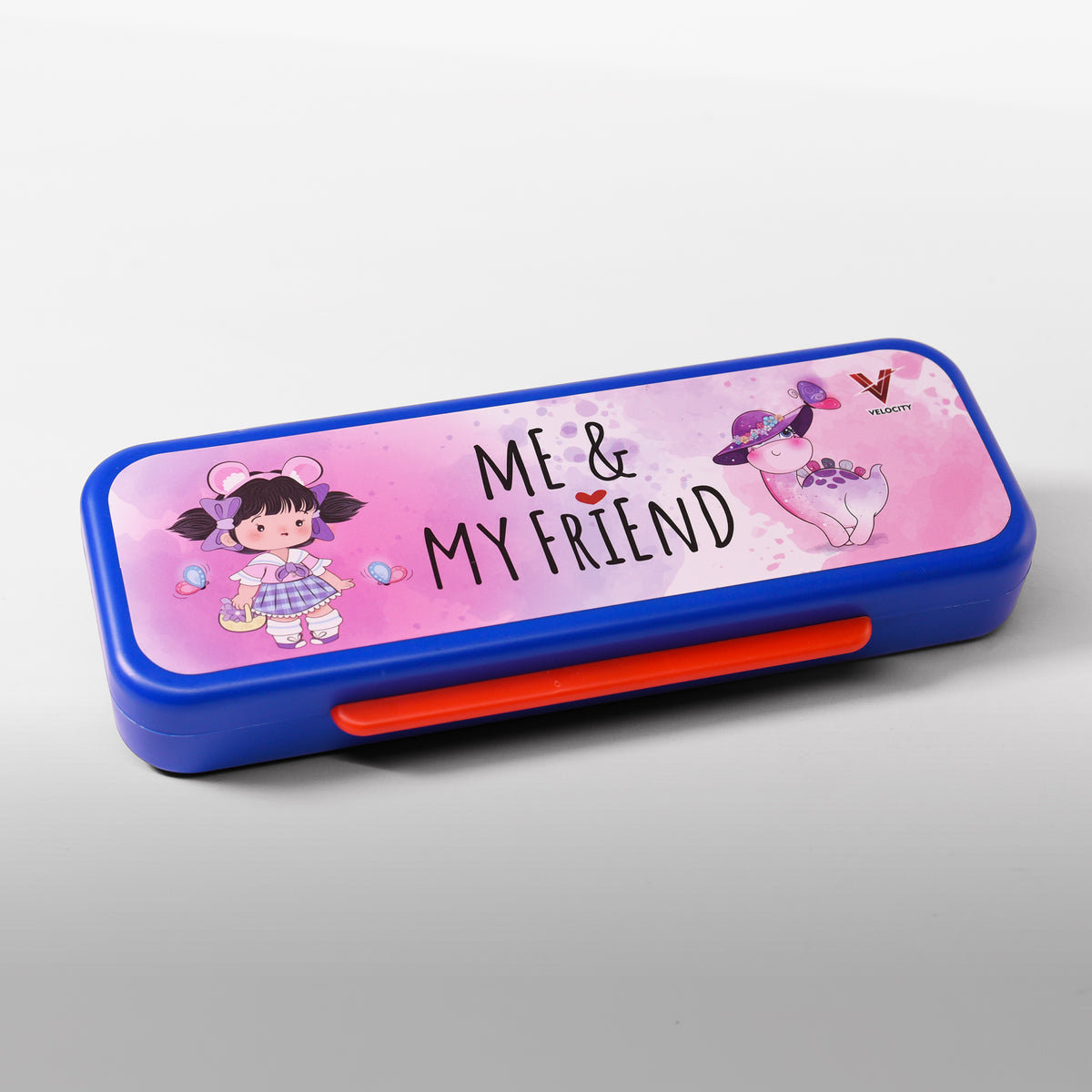Pencil Box — Colored Flip-Lid Container Velocity Lifestyle