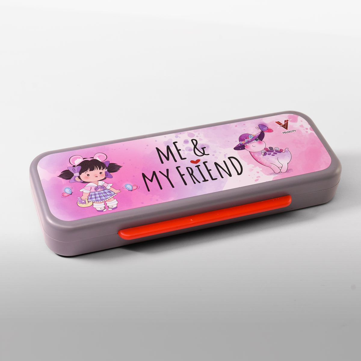 Pencil Box — Colored Flip-Lid Container Velocity Lifestyle