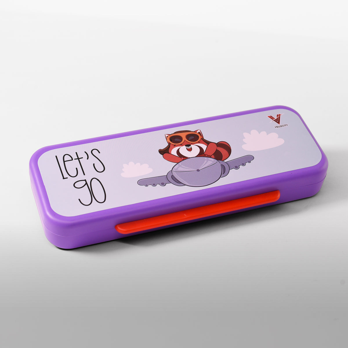 Pencil Box — Colored Flip-Lid Container Velocity Lifestyle