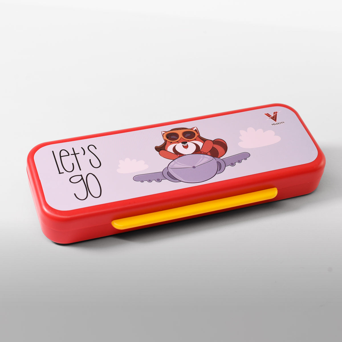Pencil Box — Colored Flip-Lid Container Velocity Lifestyle