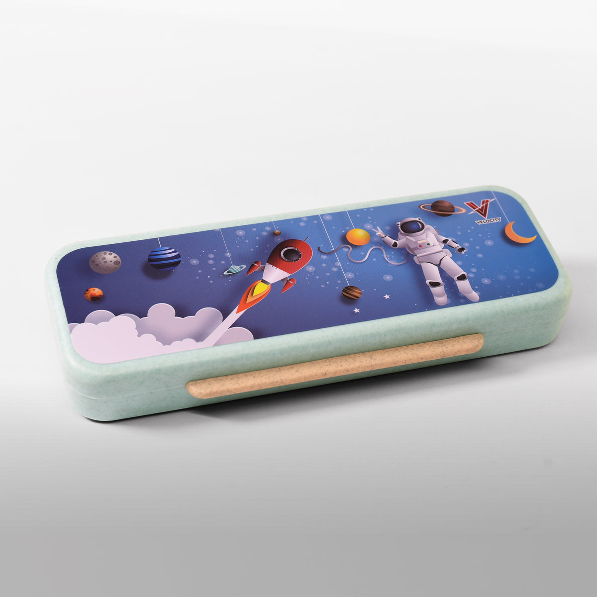 Pencil Box — Colored Flip-Lid Container Velocity Lifestyle