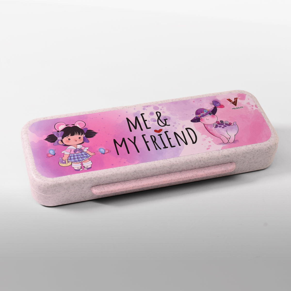 Pencil Box — Colored Flip-Lid Container Velocity Lifestyle