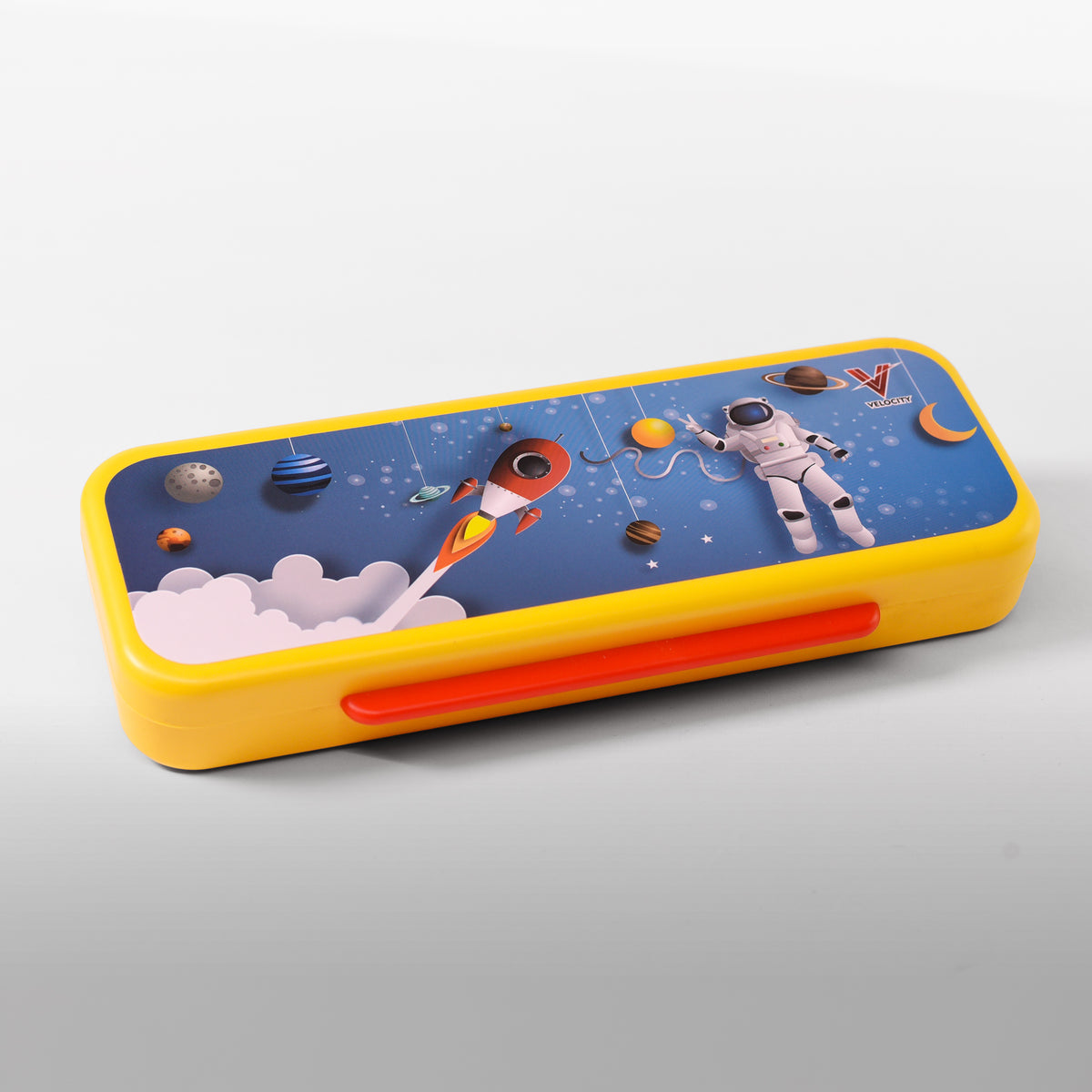 Pencil Box — Colored Flip-Lid Container Velocity Lifestyle
